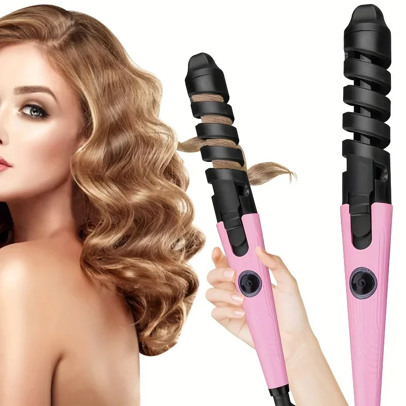 New Automatic 2 in 1 Self-Curling Iron and Hair Straightener